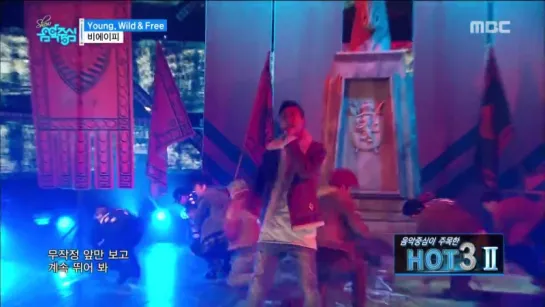 B.A.P “Young, Wild  Free” @ Music Core