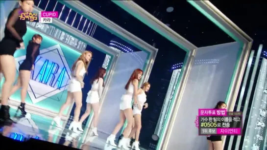 【TVPP】KARA - CUPID, 카라 - 큐피드 @ Comeback stage, Show! Music Core Live