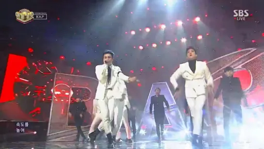 B.A.P - Skydive @ Inkigayo 161113