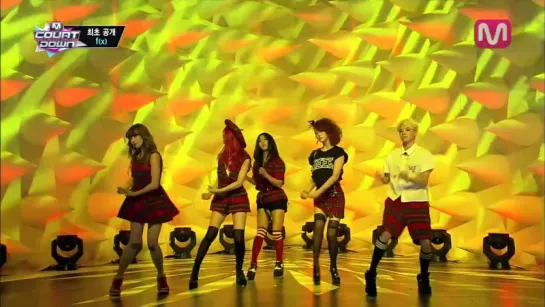 f(x)_첫 사랑니 (Rum Pum Pum Pum by f(x)@M COUNTDOWN 2013.7.25)