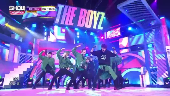 The Boyz - Right Here @ Show Champion 180912