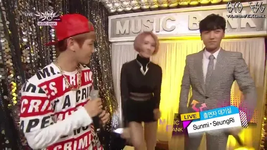 [РУСС. САБ] 130823 EXO Chanyeol & Baekhyun Special MC (Cut) @ Music Bank Backstage