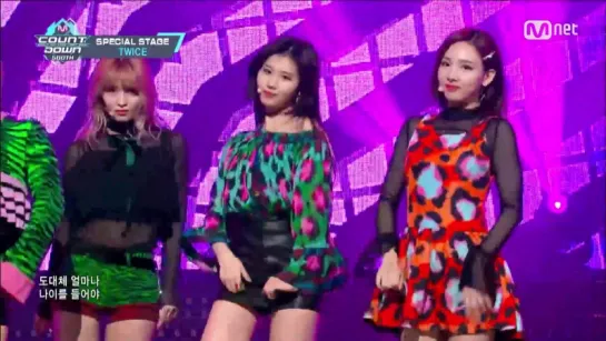 [TWICE - So hot (Wonder Girls)] Special Stage ¦ M COUNTDOWN 161110 EP.500