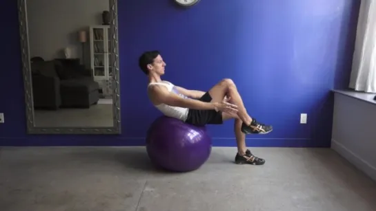 [100 abs exercises on the ball]