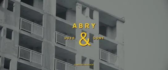 ABRY - Over  Gone (Feat. 넋업샨 of 소울다이브) Official M_V