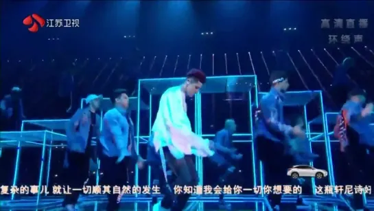 [1080P] 161231 Kris Wu - July performance Dance break at Jiangsu TV 2017 New Yea