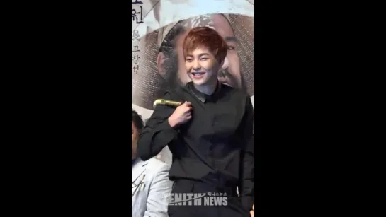 160531 Xiumin на Press Conference 'Seondal'