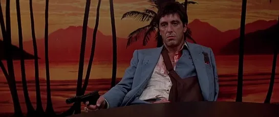 Лицо со шрамом / Scarface (1983) Брайан Де Пальма  Аль Пачино Стивен Бауэр Мишель Пфайффер Роберт Лоджа