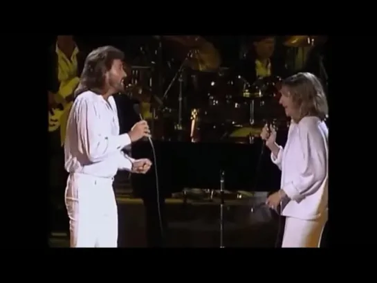 Barbra Streisand  Barry Gibb - Guilty - Live 1986 HQ - (With Lyrics)