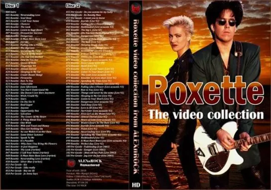 Roxette - Видеоколлекция. Часть 2. VHS