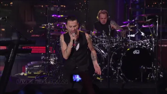 Depeche Mode - Soft Touch Raw Nerve (Live on Letterman 2013 HD)