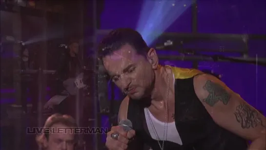 Depeche Mode - Soothe My Soul (Live on Letterman 2013 HD)