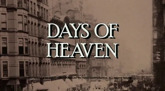 Дни жатвы / Days of Heaven 1978