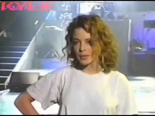 Kylie Minogue Behind Scenes Of Let's Get To It Tour Interview (1991)