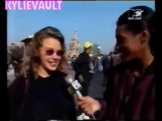 Kylie Minogue MTV At Eurodisney Interview (1992)