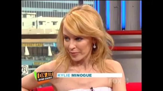 Kylie Minogue At On Air With Ryan Seacrest (2004)