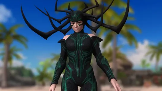 Dead or Alive 5 1.10c BP 5.5 - Hela (MARVEL) Arrives at the Beach