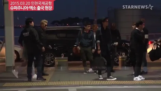 [VIDEO] 150320 EXO @ Incheon airport