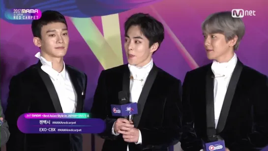 171129 EXO-CBX #MAMARedCarpet 2017 MAMA in Japan