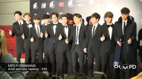 141203  MAMA Press Conference (сut Exo)