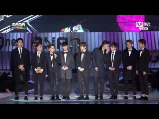 141203 Best Male Group @ MAMA 2014