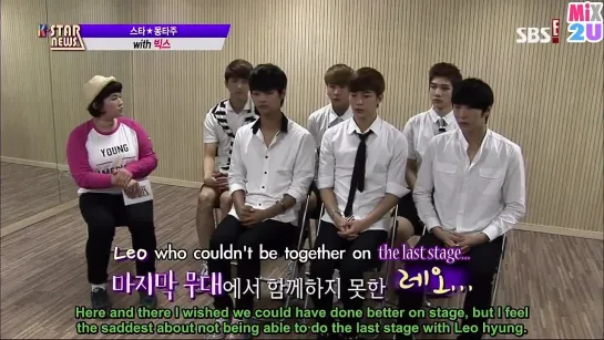 131009 K-Star News Star Montage Vixx Interview (Eng Sub)