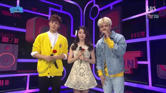 160424 Hongbin MC cut @ SBS Inkigayo