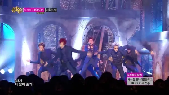 140531 VIXX - Intro + Eternity @ Music Core Comeback Stage