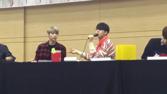 [fancam] 151216 Daegu fansign [2]