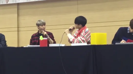 [fancam] 151216 Daegu fansign [1]