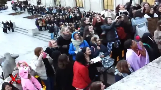 140209 VIXX "The Milky Way Encore" in Paris, France - Starlights Singing and Waiting lines