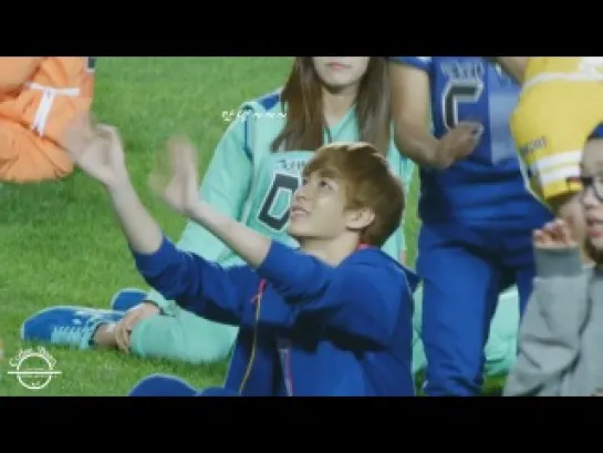 130903 Idol Championship Athletics VIXX Hongbin & BTOB Minhyuk