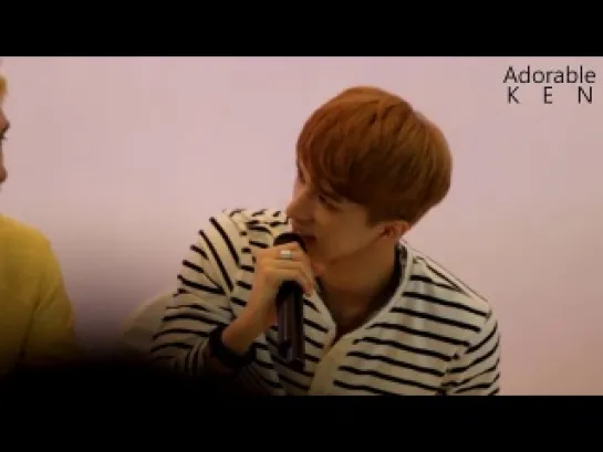 130817 Ken - song "Love again" @ Cheonan Fansign