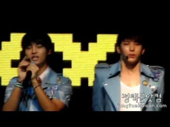 정택운닷컴 _ ) 120814 VIXX 2집 쇼케이스 - 멘트 NG!