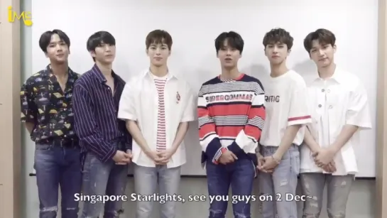 171030 Three Angles Production - Greeting for Singapore Starlights