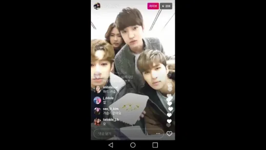 170323 jeon_whi broadcast with VIXX KEN