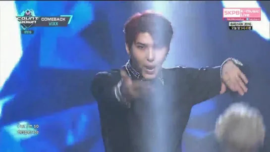 161103 VIXX  - Desperate @ Mnet MCountdown