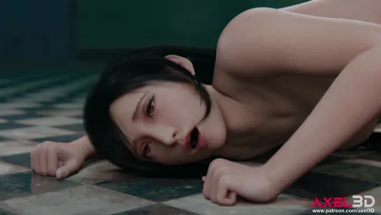 Tifa Lockhart in Public Toilet