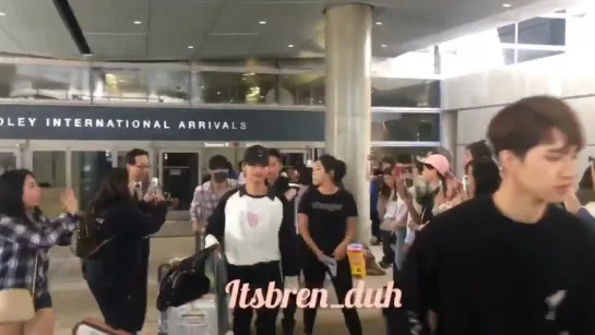 170818 #VIXX LAX Airport, arrived to KCON LA 2017