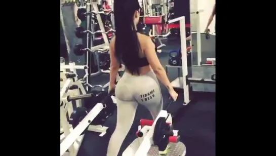 Dayami Padron en el gym