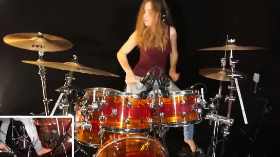 Burn (Deep Purple); drum cover by Sina