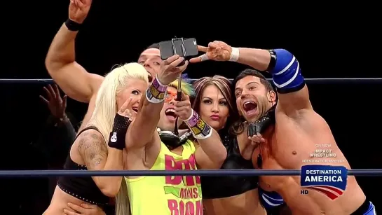 Brooke Tessmacher & Taryn Terrell vs. The Beautiful People (impact wrestling 16.01.2015)