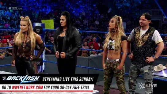 WWE Backlash Six-Woman Tag Team Match Contract Signing_ SmackDown LIVE, May 16,