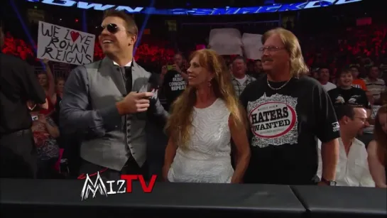 The Mizs mom embarrasses him on Miz TV_ SmackDown, July 25, 2014