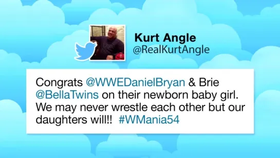 WWE Superstars celebrate Daniel Bryan and Brie Bellas baby