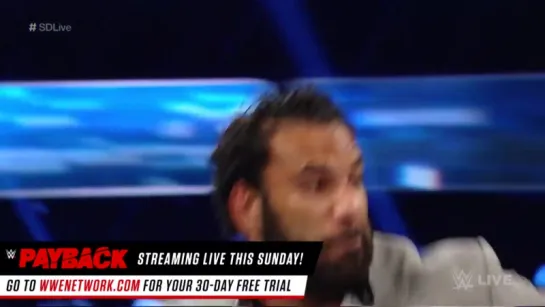 Jinder Mahal steals the WWE Championship from Randy Orton_ SmackDown LIVE, April