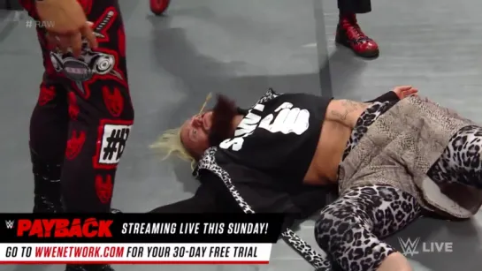 Enzo Amore is ambushed before the Six-Man Tag Team Match_ Raw, April 24, 2017