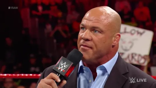 Kurt Angle confronts Braun Strowman_ Raw, April 17, 2017