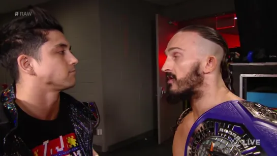 TJ Perkins confronts Neville_ Raw, April 10, 2017