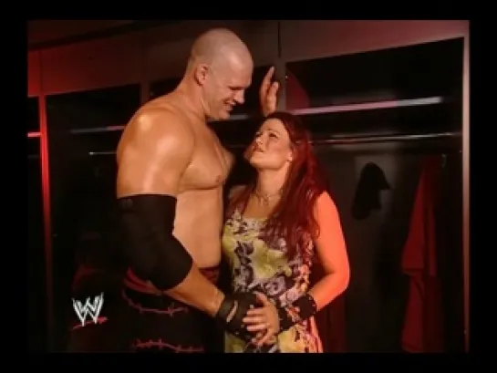 Lita & Kane backstage(WWE Unforgiven 12.09.2004)